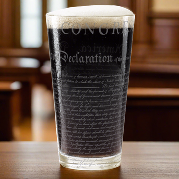 DECLARATION OF INDEPENDENCE Pint Glass