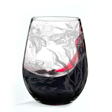 FLOWER FIELD Wine Glass
