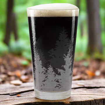 PINE TREE FOREST Pint Glass