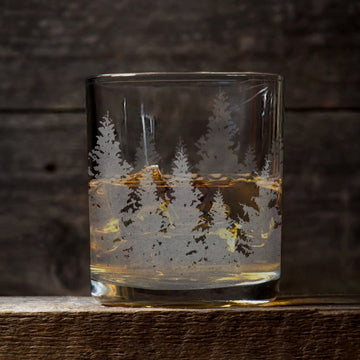 PINE FOREST Whiskey Glass