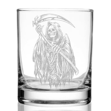 GRIM REAPER Whiskey Glass