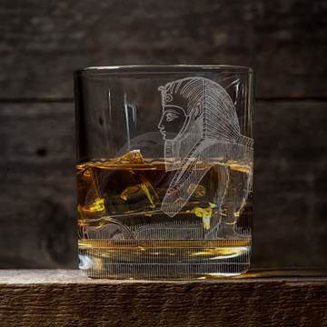 EGYPTIAN SPHINX Whiskey Glass