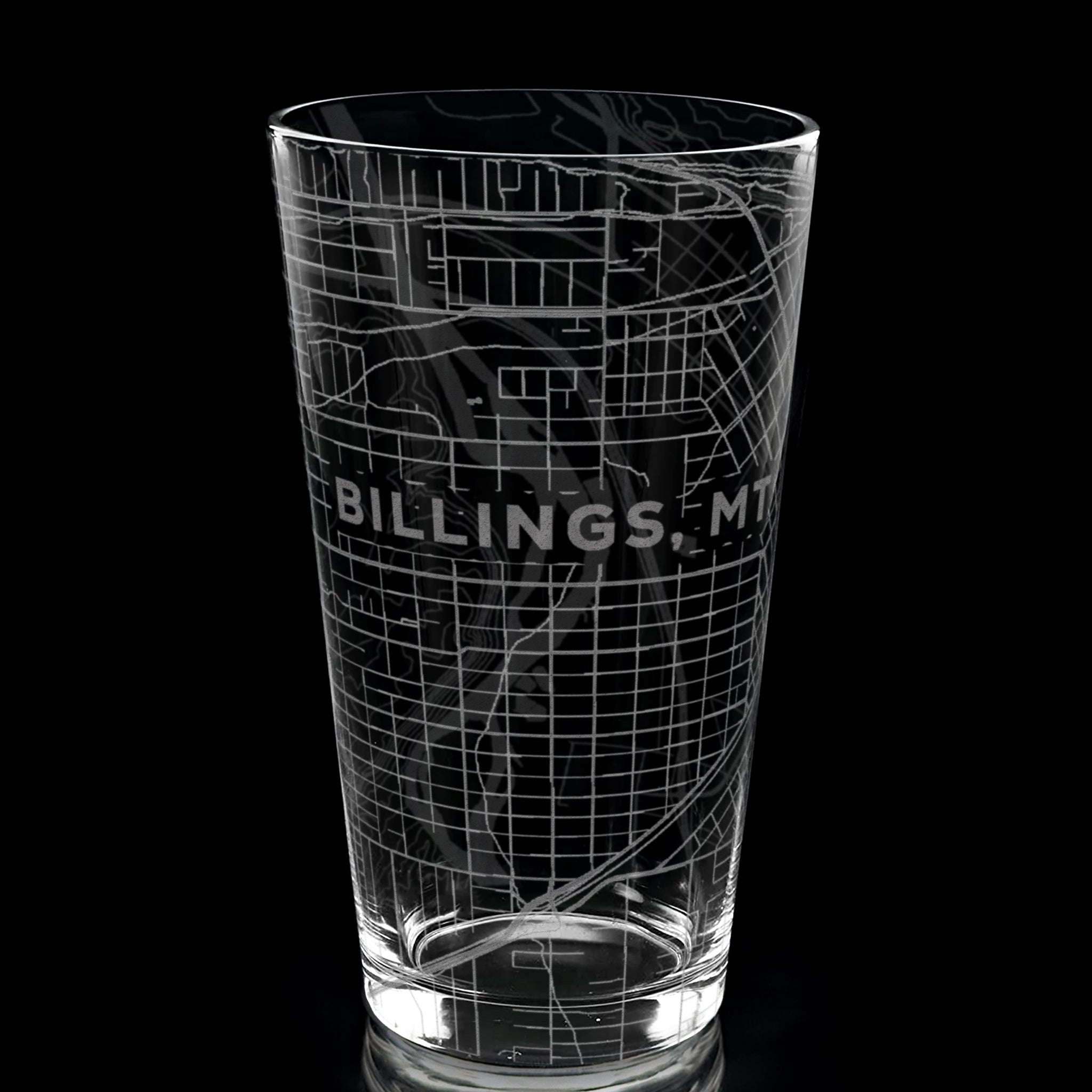 BILLINGS, MT Pint Glass