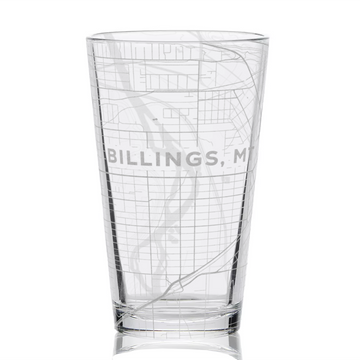 BILLINGS, MT Pint Glass