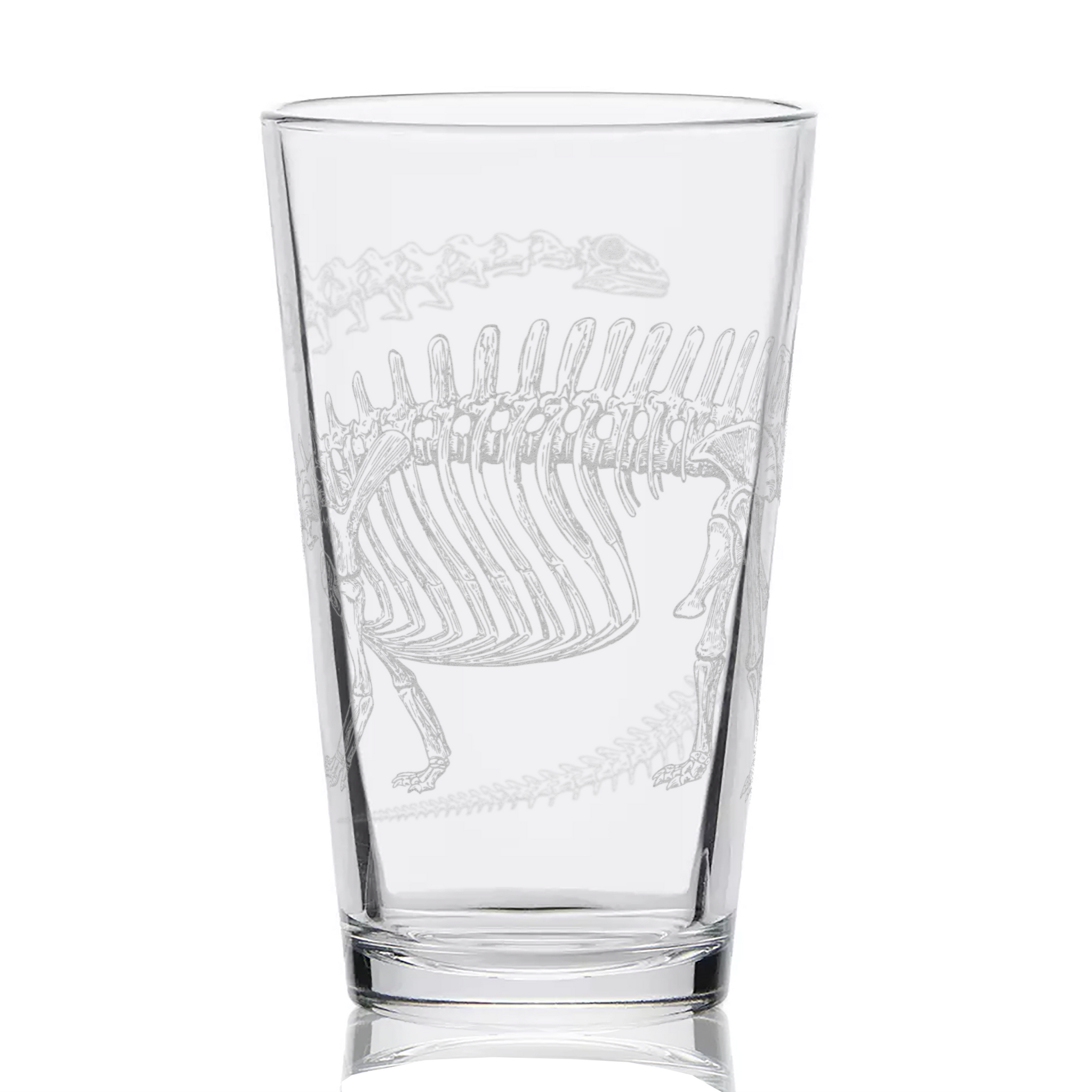 BRONTOSAURUS SKELETON Pint Glass