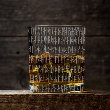 NORDIC VIKING RUNES Whiskey Glass