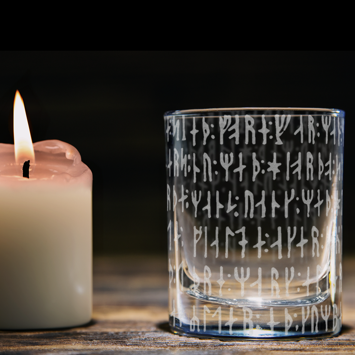 VIKING RUNES Shot Glass