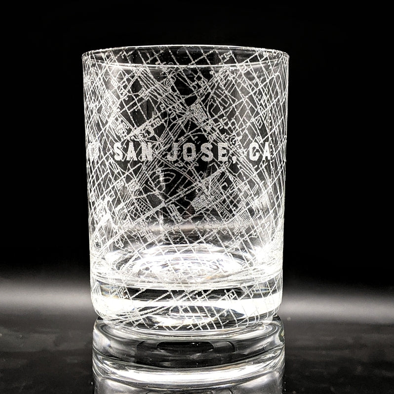 SAN JOSE, CA WHISKEY GLASS