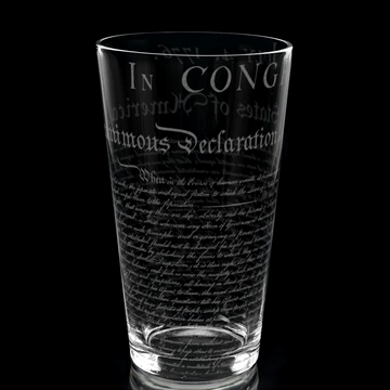 DECLARATION OF INDEPENDENCE Pint Glass