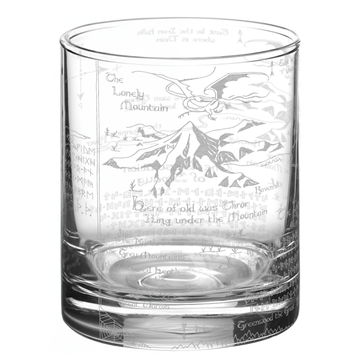 MAP OF EREBOR Whiskey Glass