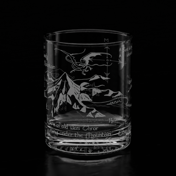 MAP OF EREBOR Whiskey Glass