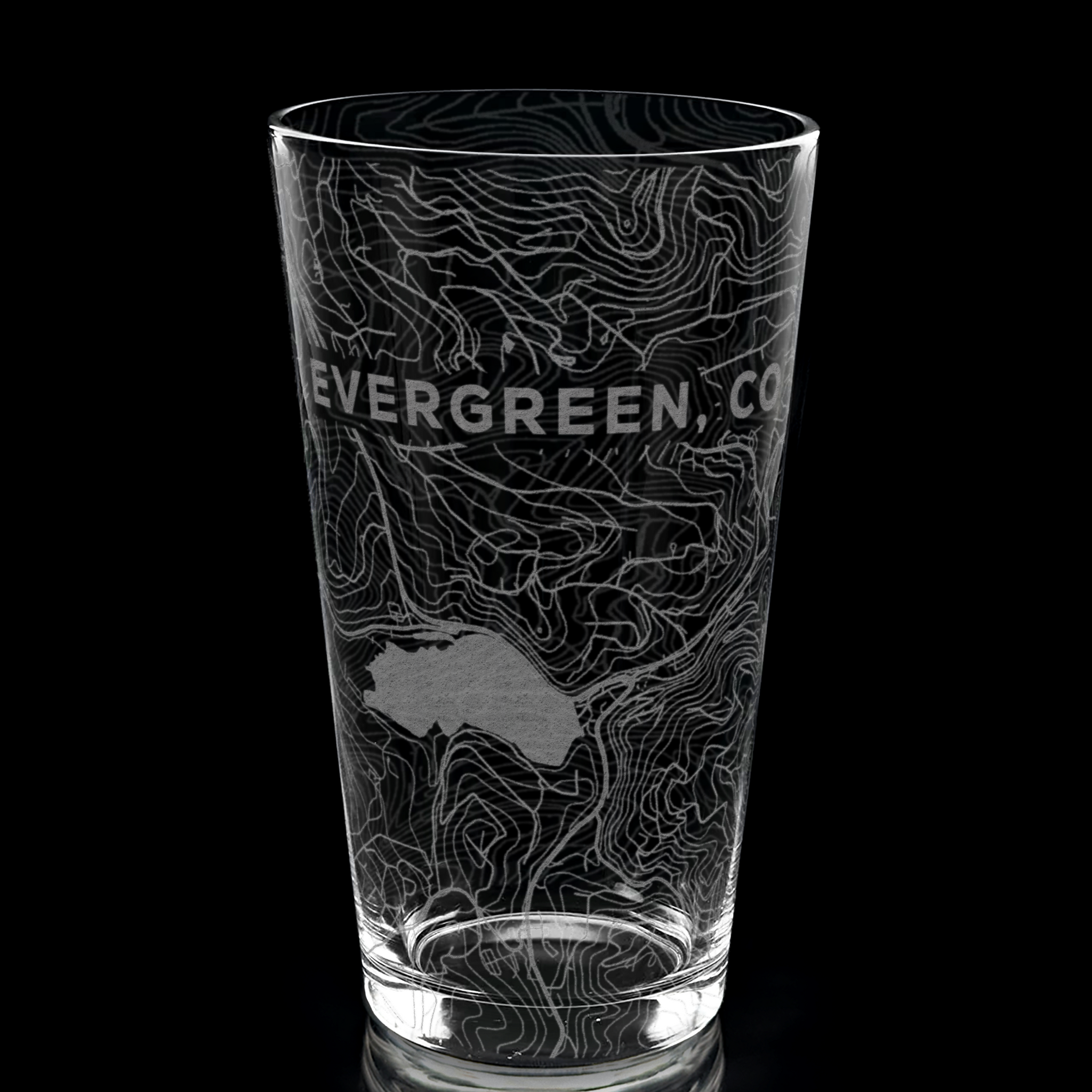 EVERGREEN, CO Pint Glass