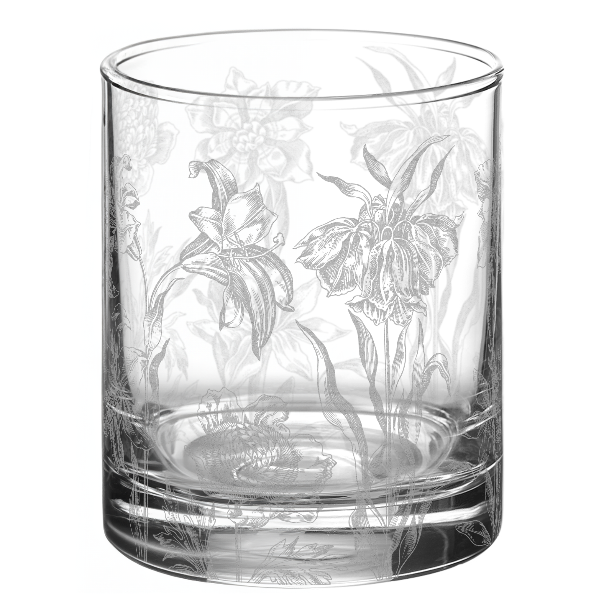 FLOWER FIELD Whiskey Glass