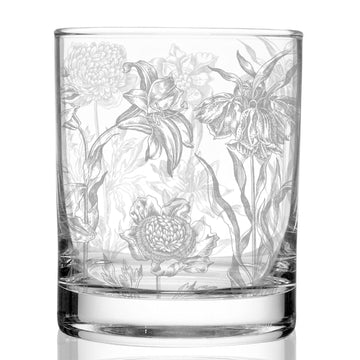FLOWER FIELD Whiskey Glass