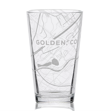 GOLDEN, CO Pint Glass