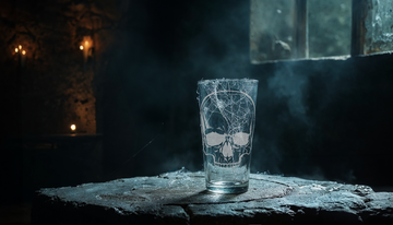 HUMAN SKULL Pint Glass