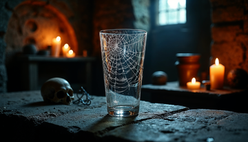 SPIDERWEBS Pint Glass