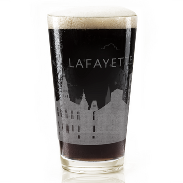 LAFAYETTE, LA SKYLINE Pint Glass