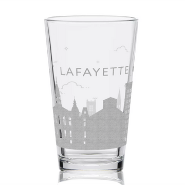 LAFAYETTE, LA SKYLINE Pint Glass