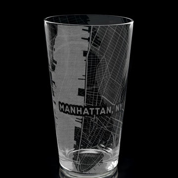 MANHATTAN, NY Pint Glass