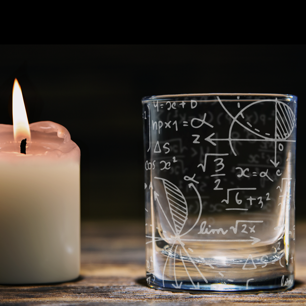 MATH EQUATIONS Shot Glass