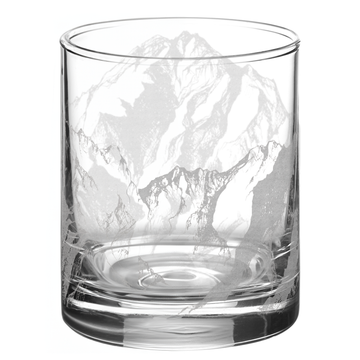 MOUNTAINS Whiskey Glass