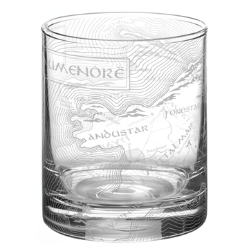 MAP OF NÚMENOR Whiskey Glass