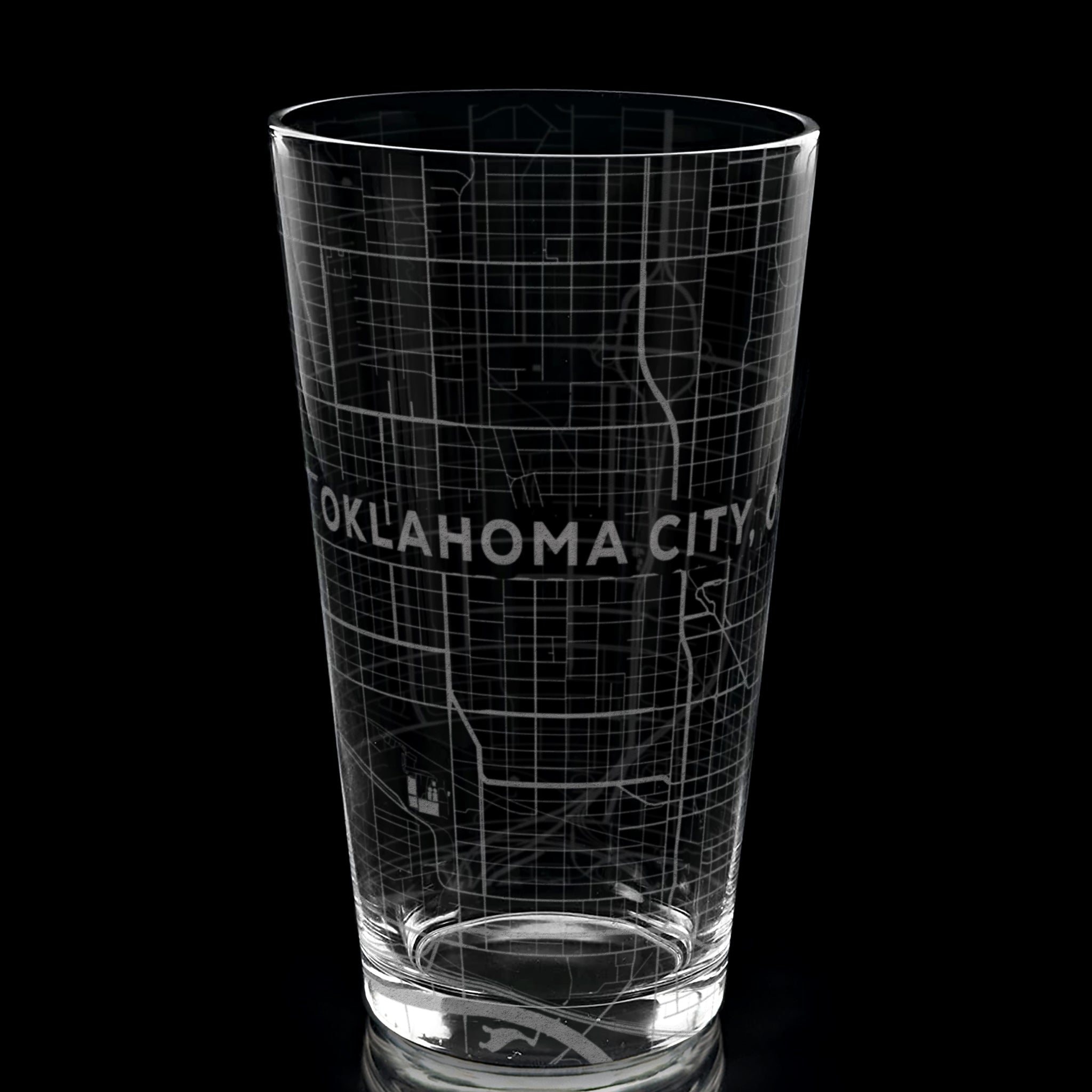 OKLAHOMA CITY, OK Pint Glass