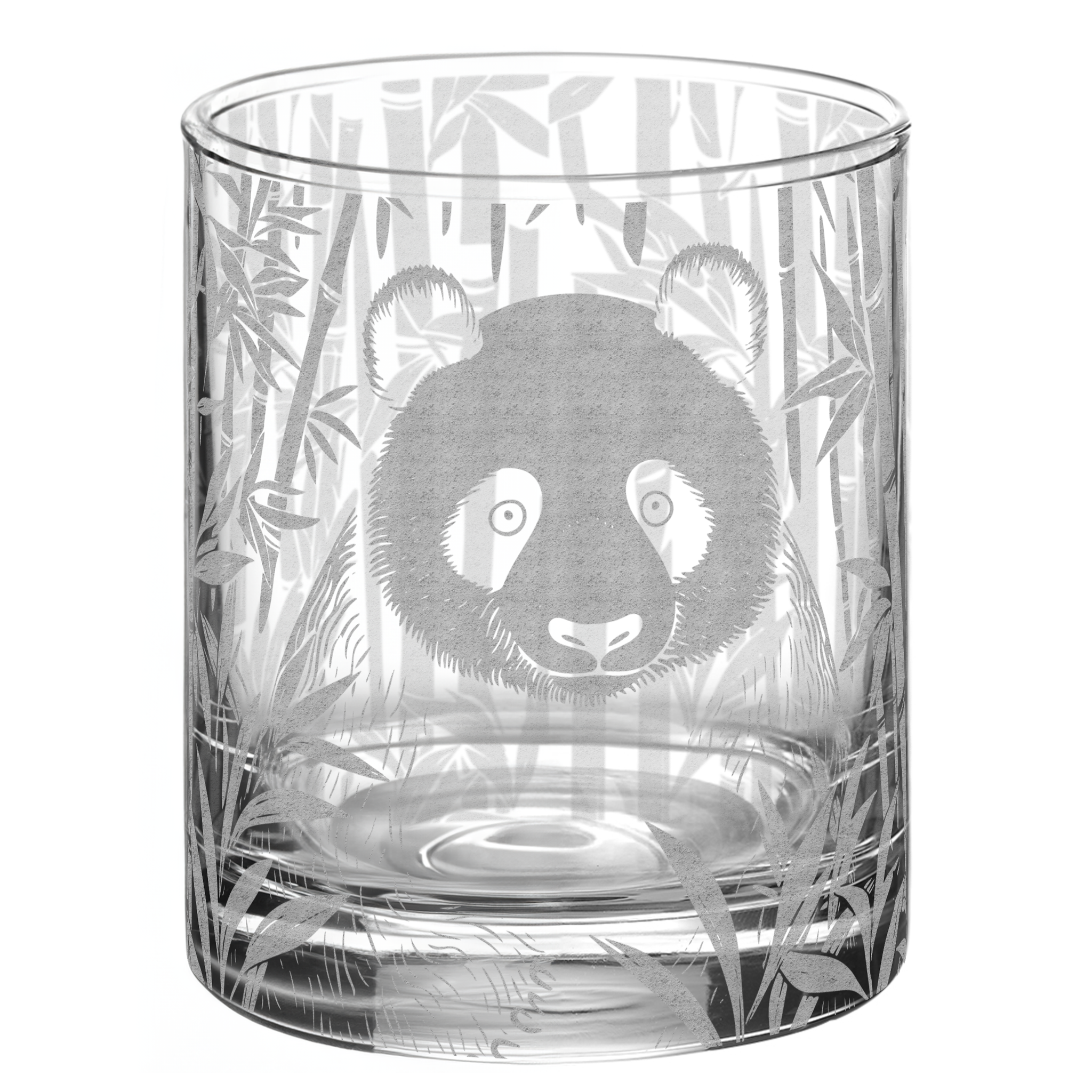 PANDA + BAMBOO Whiskey Glass