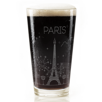 PARIS SKYLINE Pint Glass