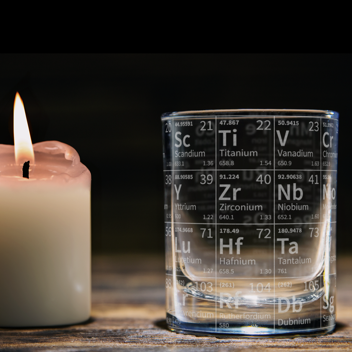 PERIODIC TABLE Shot Glass