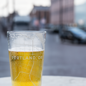 PORTLAND, OR Pint Glass