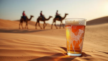 TRIBAL CAMEL MOTIF Pint Glass