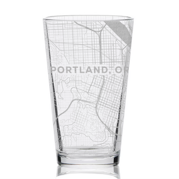 PORTLAND, OR Pint Glass