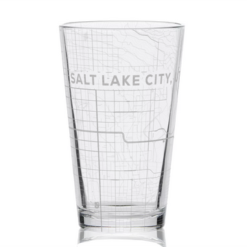 SALT LAKE CITY, UT Pint Glass