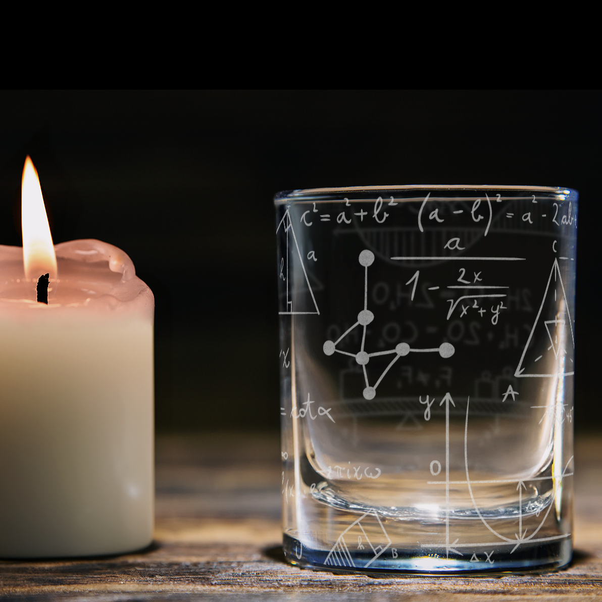 SCIENCE FORMULAS Shot Glass