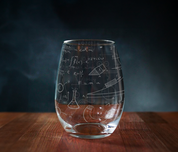 SCIENCE FORMULAS Wine Glass