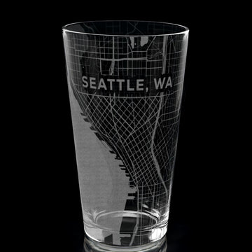 SEATTLE, WA Pint Glass
