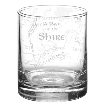 MAP OF THE SHIRE Whiskey Glass