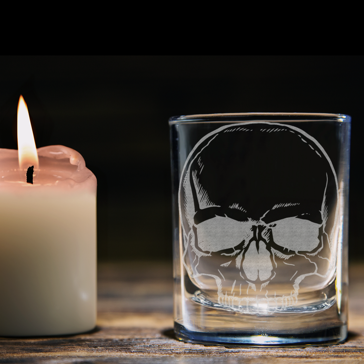 HUMAN SKULL Shot Glass