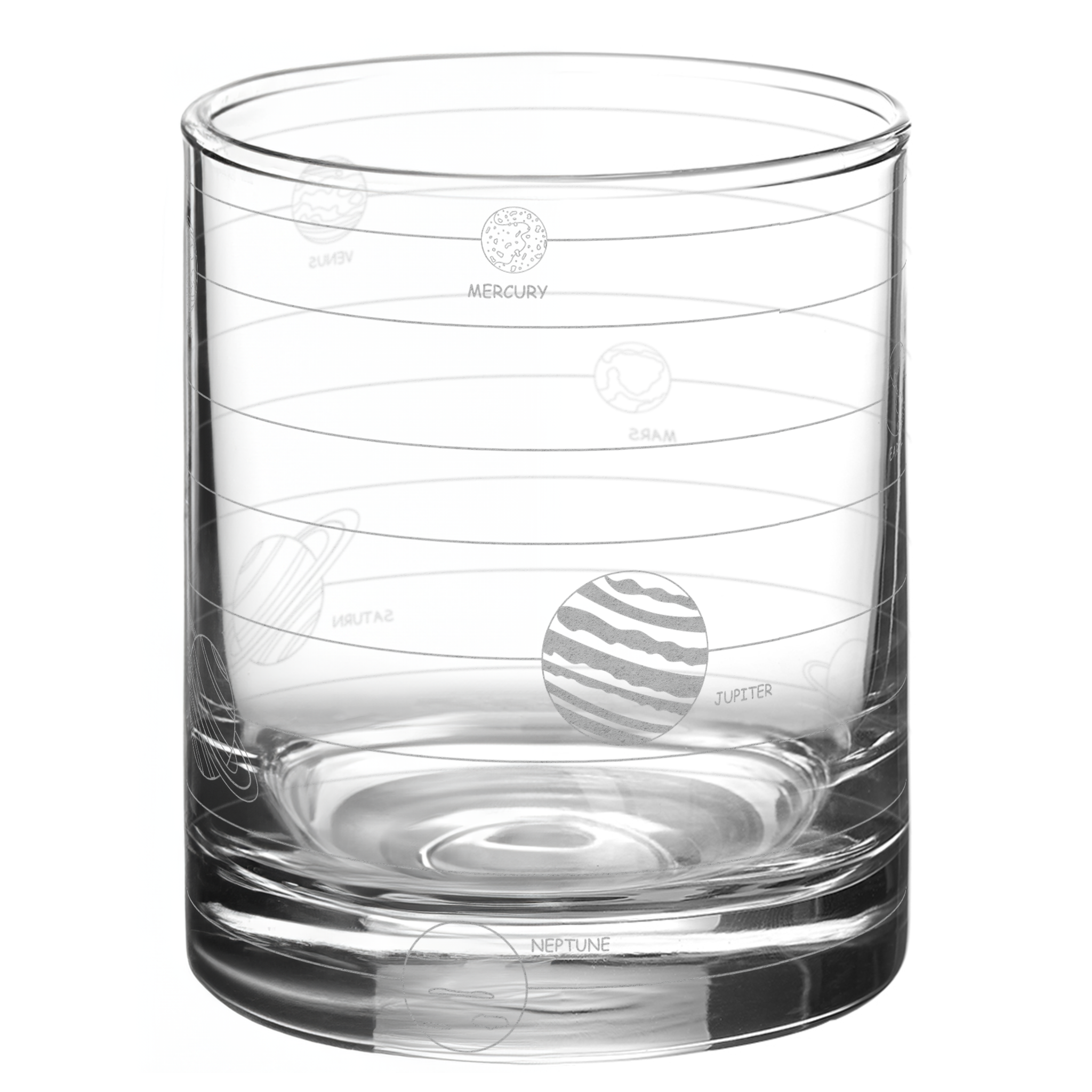 SOLAR SYSTEM Whiskey Glass