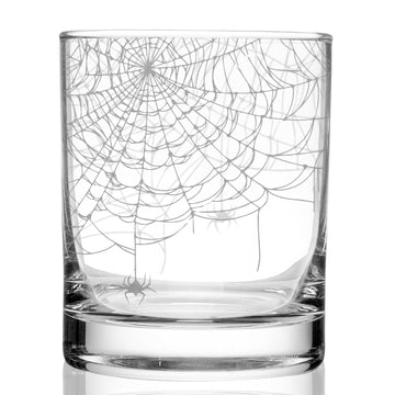 SPIDERWEBS Whiskey Glass