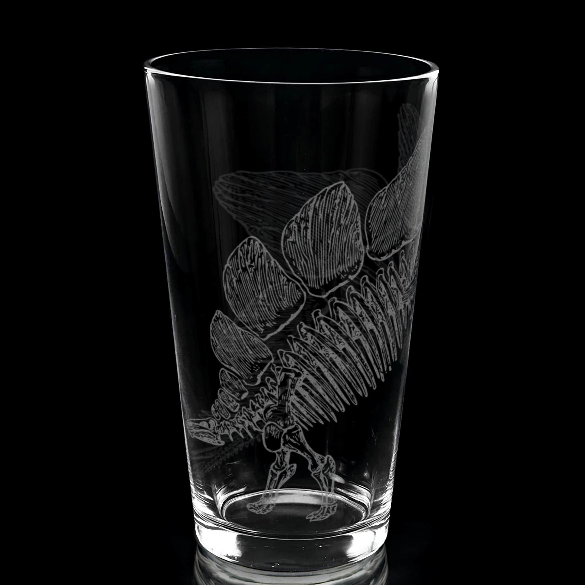 STEGOSAURUS SKELETON Pint Glass