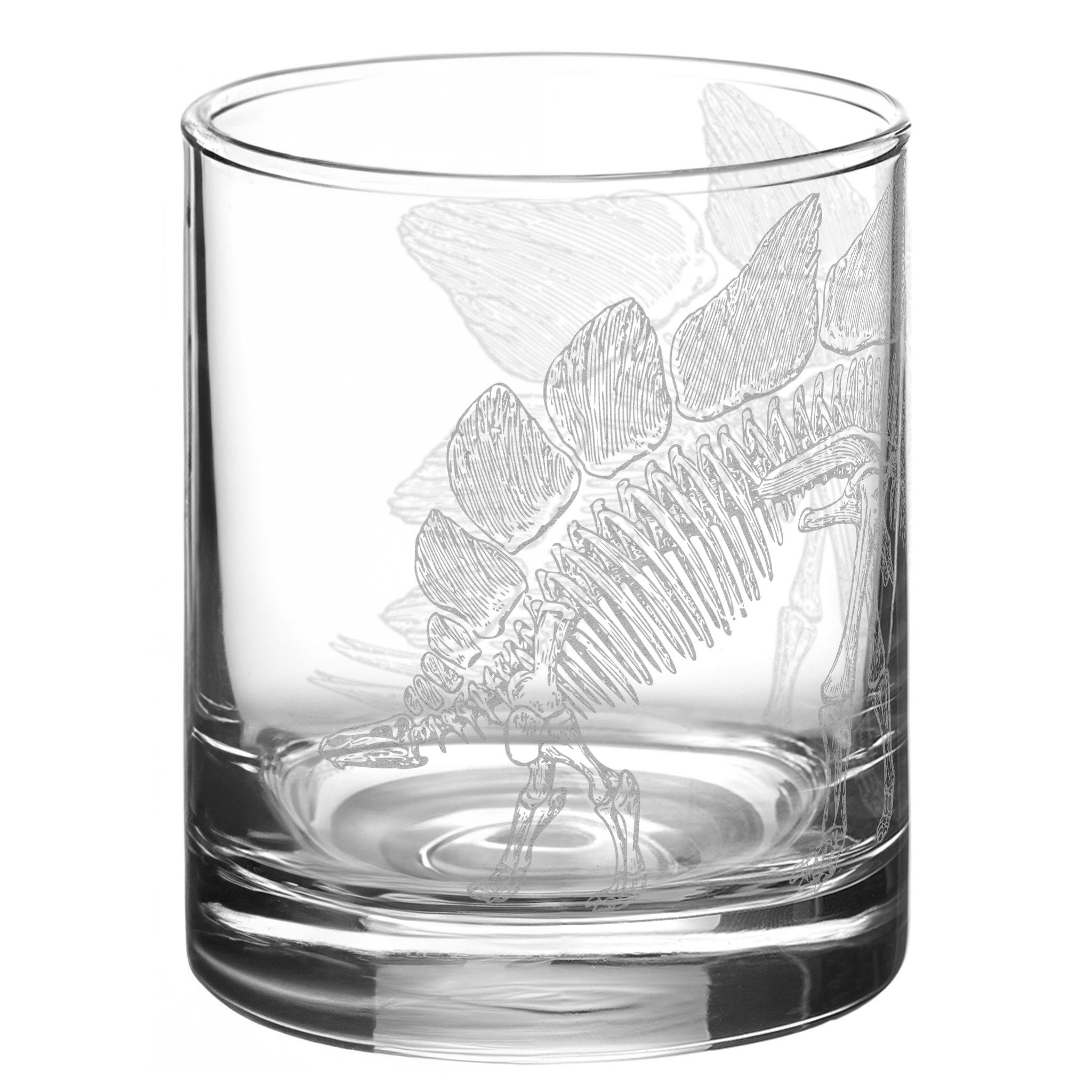STEGOSAURUS SKELETON Whiskey Glass