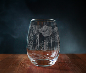 STONES + BONES Wine Glass