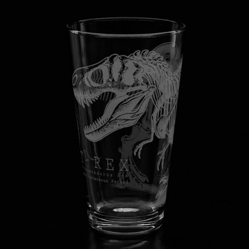 T-REX SKELETON Pint Glass