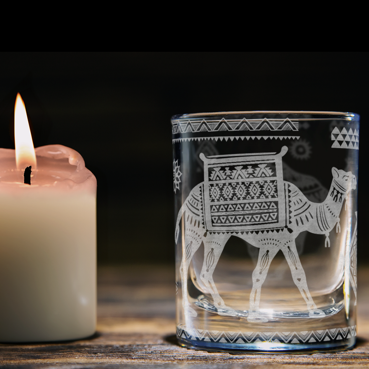 TRIBAL CAMEL Shot Glass