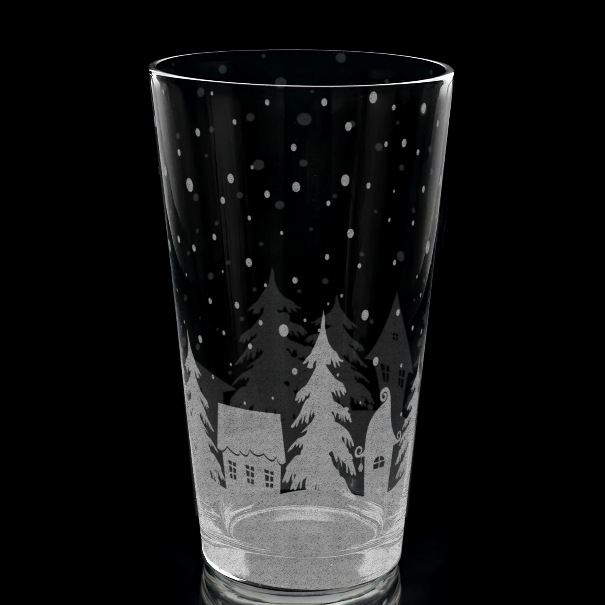 WINTER VILLAGE Pint Glass