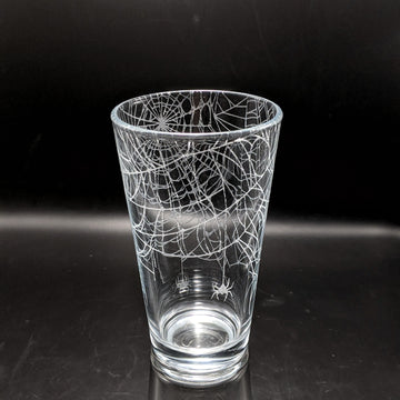 SPIDERWEBS Pint Glass