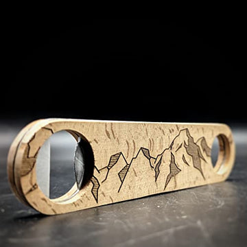 THE MOUNTAINS Bottle Opener